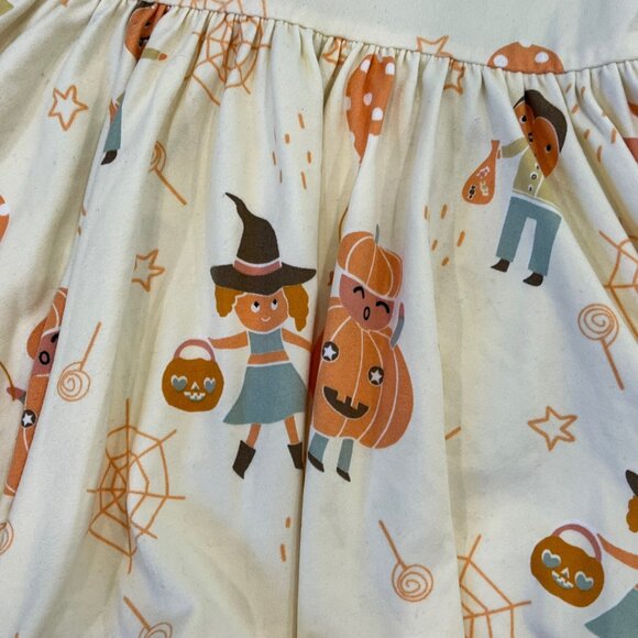 Dot Dot Smile 2T Dancer Dress Halloween Witch Print Dress - Picture 3 of 6